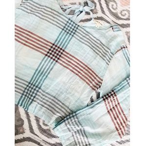 Anthropologie Tops - | Anthropologie | Cloth & Stone Plaid Tie Back Top Anthropologie Tops - | Anthropologie | Cloth & Stone Plaid Tie Back Top